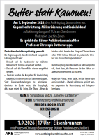 Kundgebung zum Antikriegstag